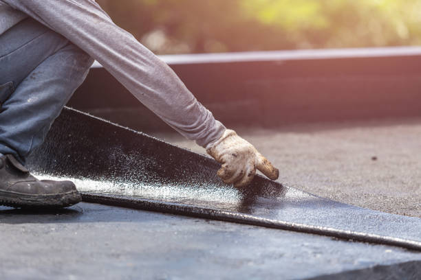 Professional Exterior Waterproofing technician working in Monroeville, OH